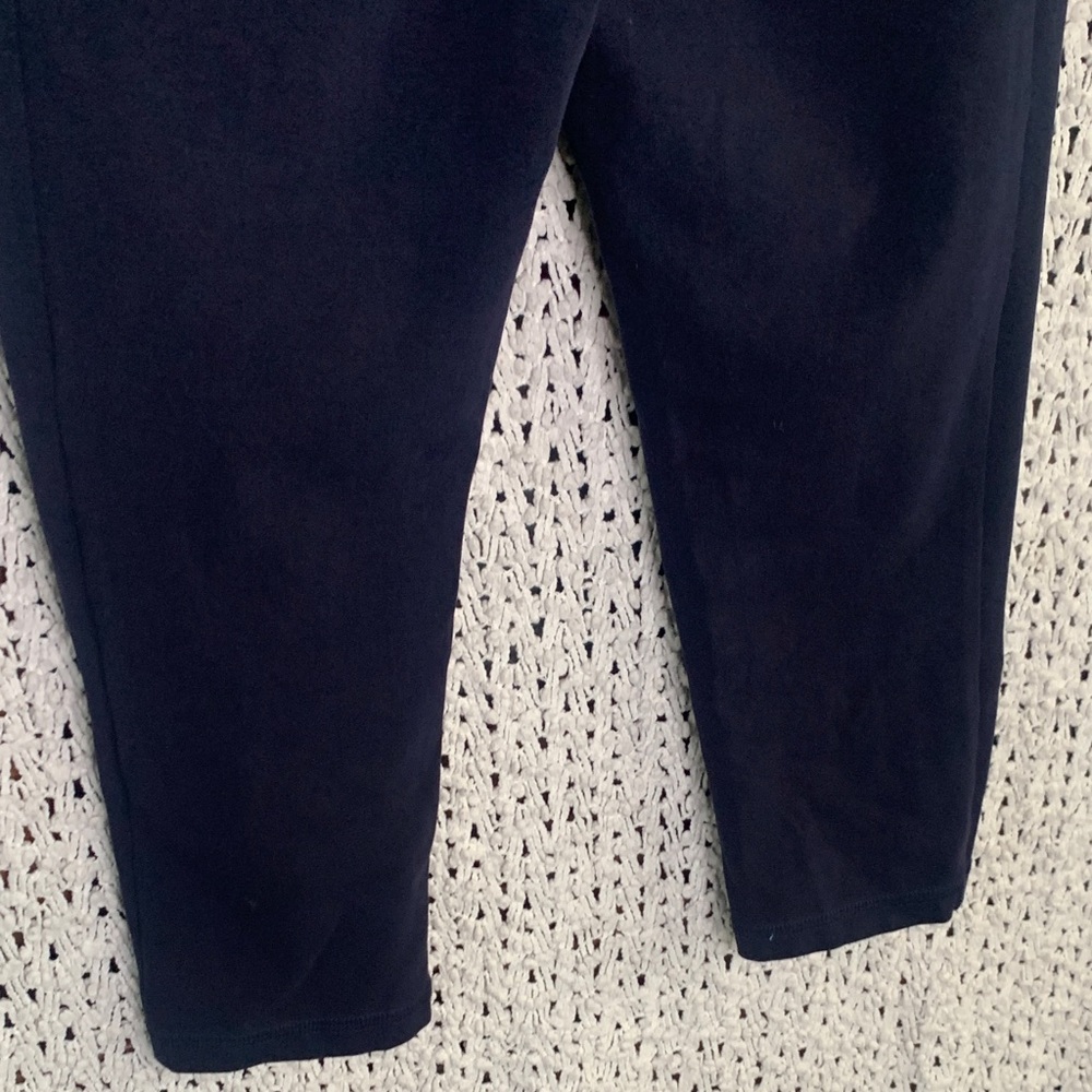 Talbots  Navy High-Waist Ponte Leggings with Side Pockets - Picture 5 of 6